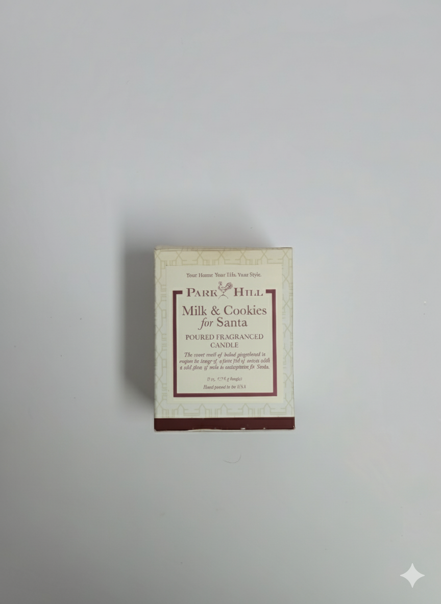 Milk & Cookies for Santa Scented Candle Box