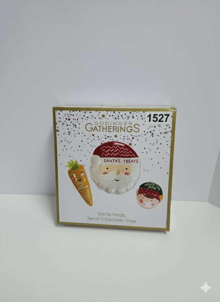 Seasonal Delights Santa & Friends Treat Trays