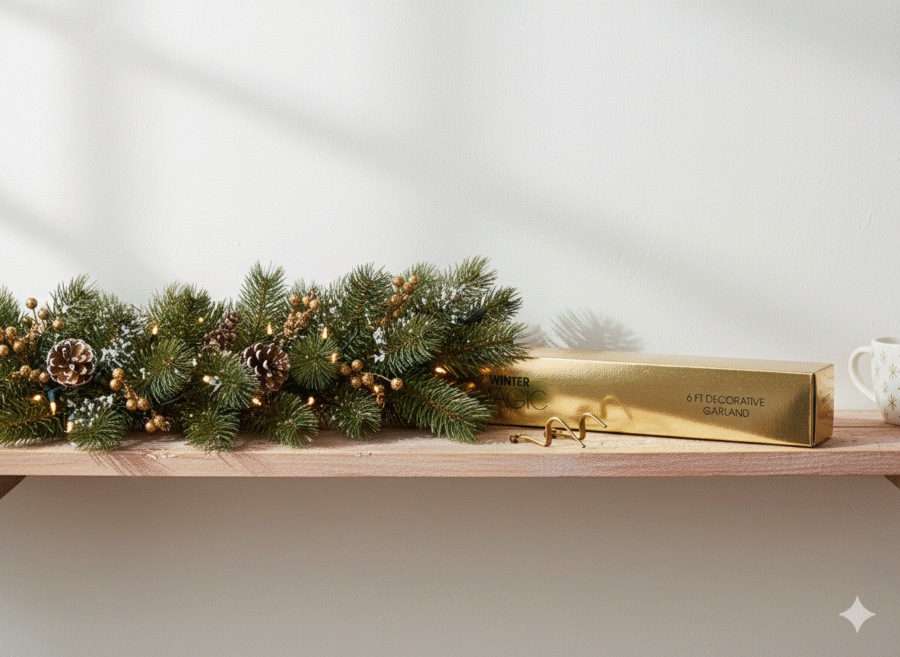 Winter Magic 6 FT Decorative Garland