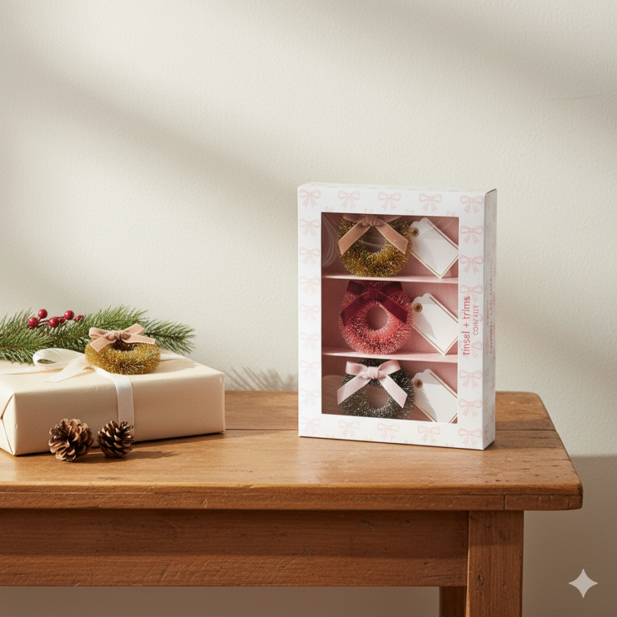 Holiday Gift Toppers - Set of 3