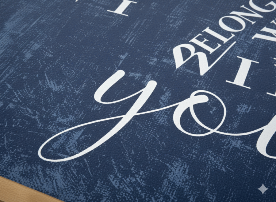 I Belong With You Framed Wall Art by Allen + Roth