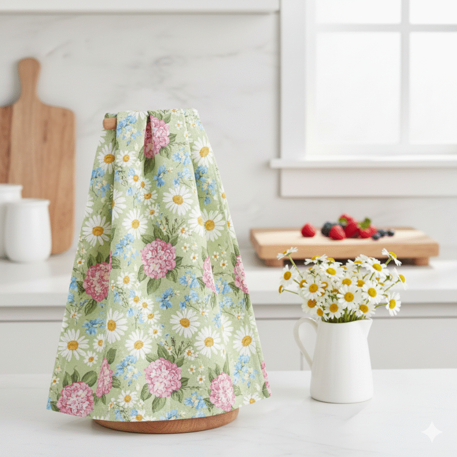 Floral Print Tea Towels