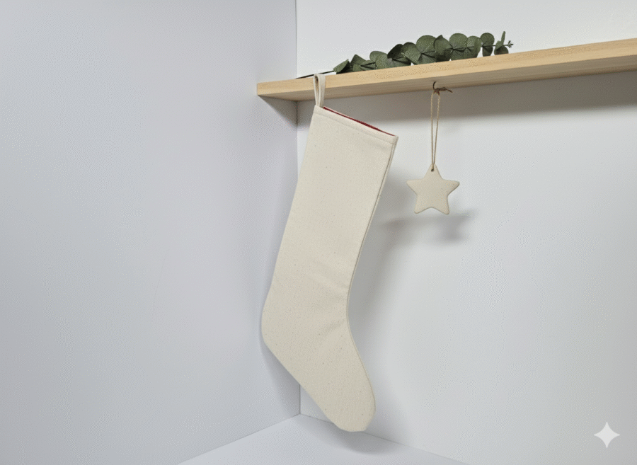 Plain Holiday Stocking