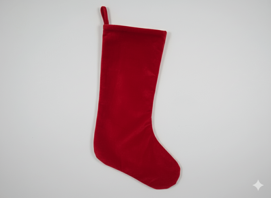 Velvet Christmas Stocking
